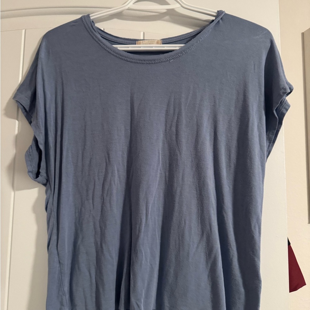 Casual Blue Women's Top